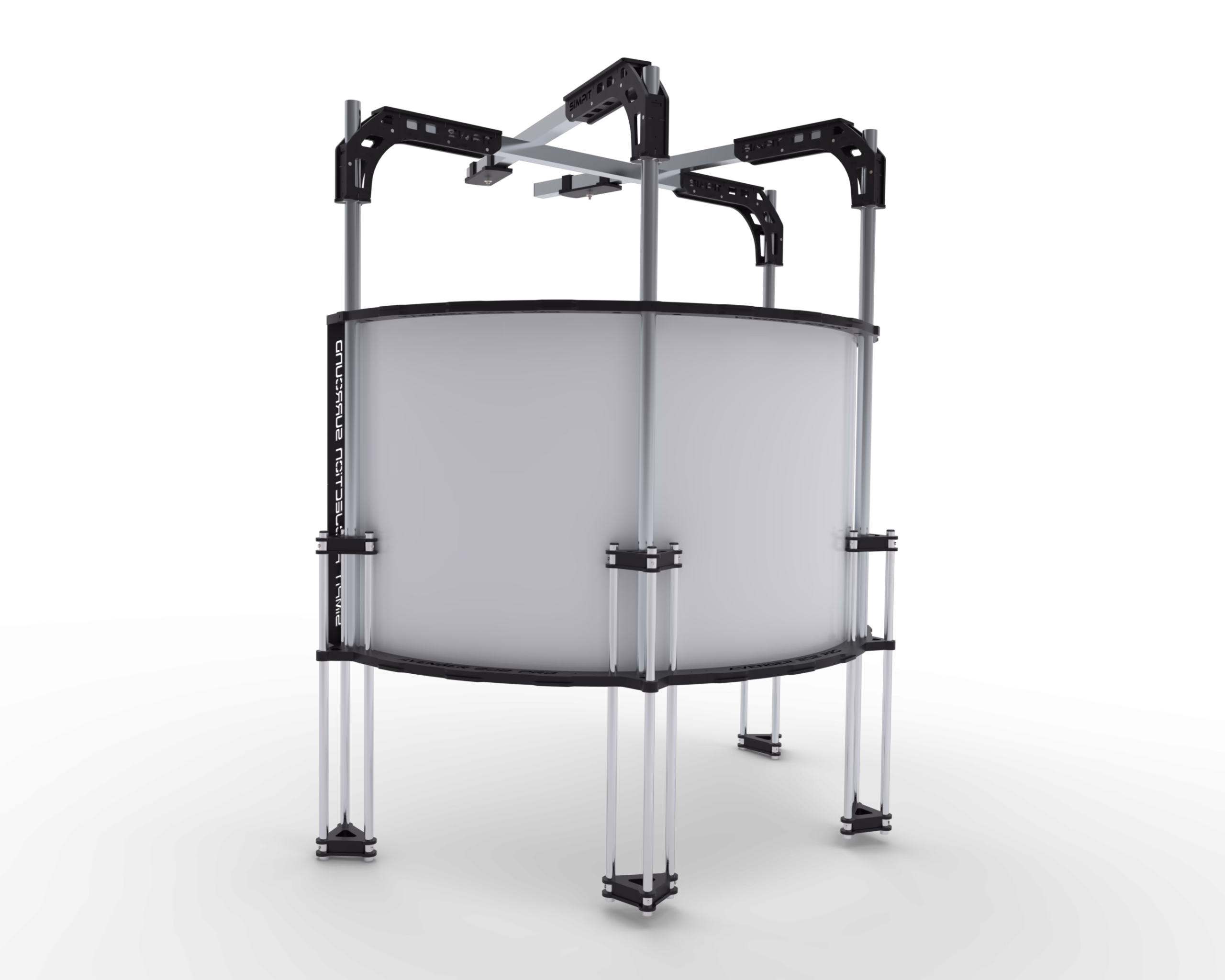 SimPit frame structure — Avenger 202 PRO, parametric lasercut frame