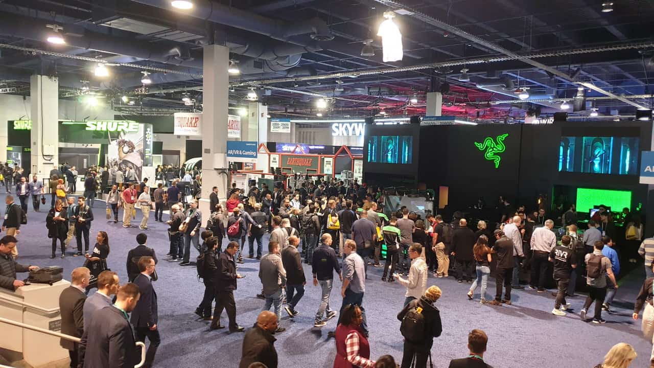 From Leithfield to CES 2020, Las Vegas — the crowd around the stand