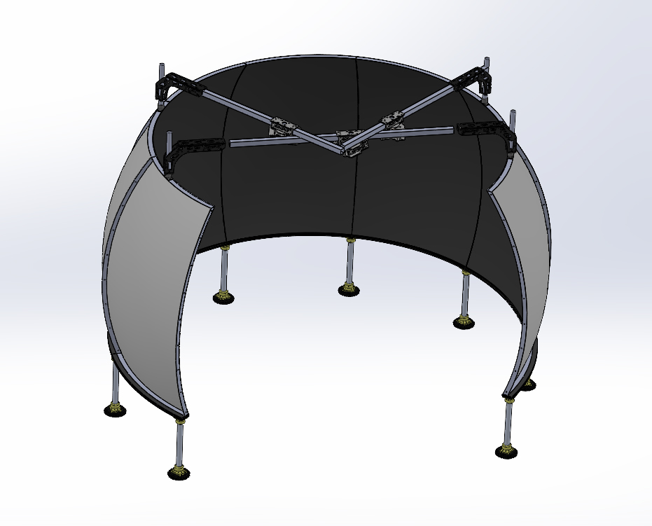 Parametric dome — engineered in CAD